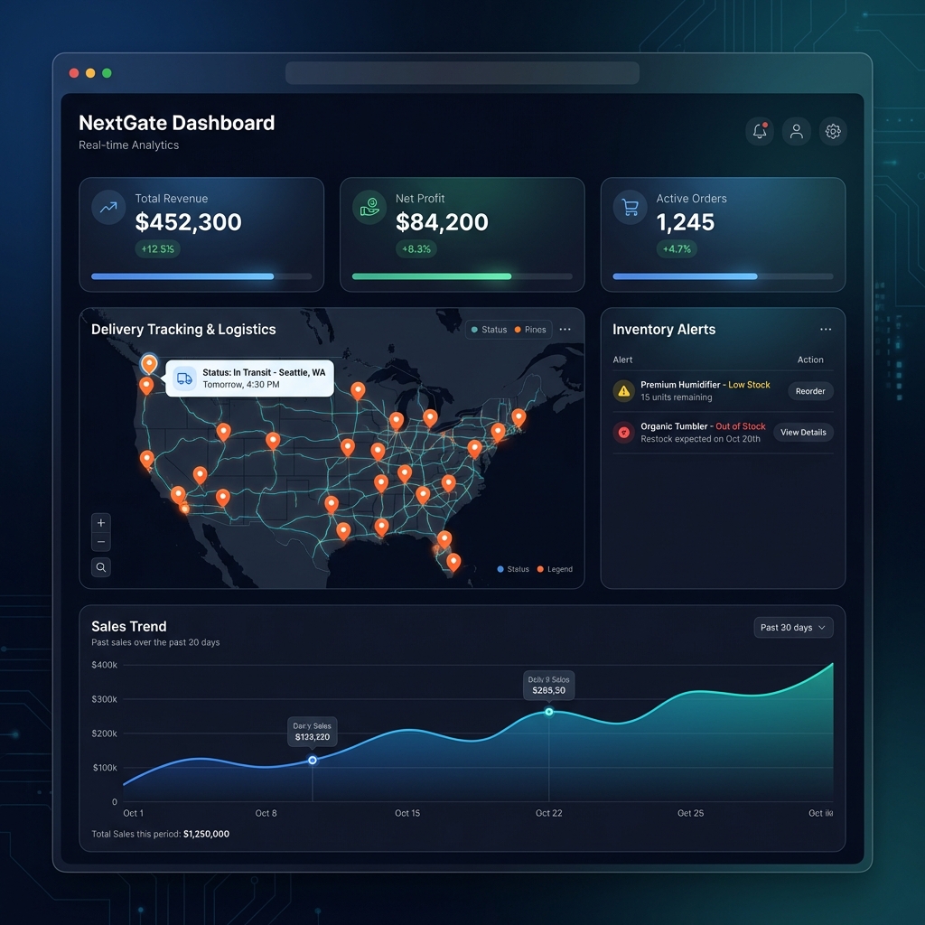 NextGate Dashboard Preview